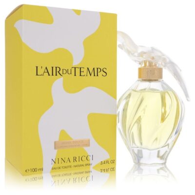 L’Air Du Temps by Nina Ricci Eau De Toilette Spray With Bird Cap 3.3 oz (Women)