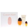 Obsession by Calvin Klein Gift Set — 3.4 oz Eau De Parfum Spray + 6.7 oz Body Lotion + .5 oz Mini EDP Spray (Women)