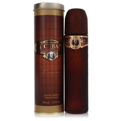 CUBA Brown by Fragluxe Eau De Toilette Spray 3.4 oz (Men)