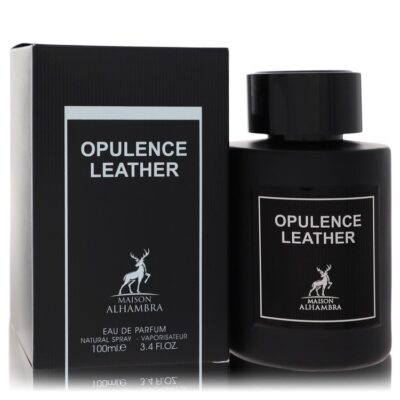 Maison Alhambra Opulence Leather by Maison Alhambra Eau De Parfum Spray 3.4 oz (Men)