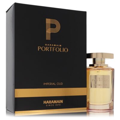 Al Haramain Portfolio Imperial Oud by Al Haramain Eau De Parfum Spray (Unisex) 2.5 oz (Men)