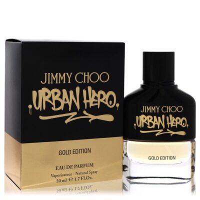 Jimmy Choo Urban Hero Gold Edition by Jimmy Choo Eau De Parfum Spray 1.7 oz (Men)