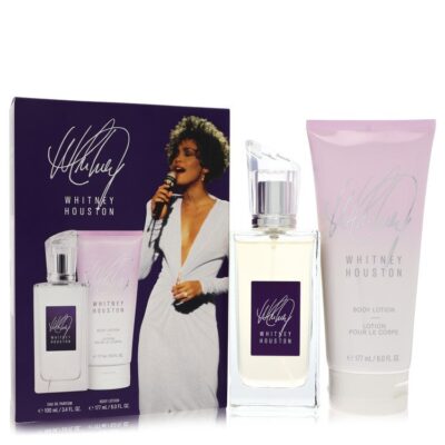 Whitney Houston by Whitney Houston Gift Set — 3.4 oz Eau De Parfum Spray + 6 oz Body Lotion (Women)