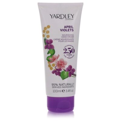 April Violets by Yardley London Hand Cream 3.4 oz (Women)