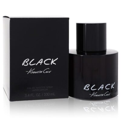 Kenneth Cole Black by Kenneth Cole Eau De Toilette Spray 3.4 oz (Men)