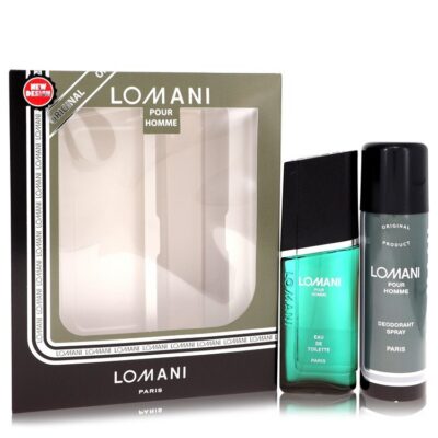 Lomani by Lomani Gift Set — 3.4 oz Eau De Toilette Spray + 6.7 oz Deodorant Spray (Men)