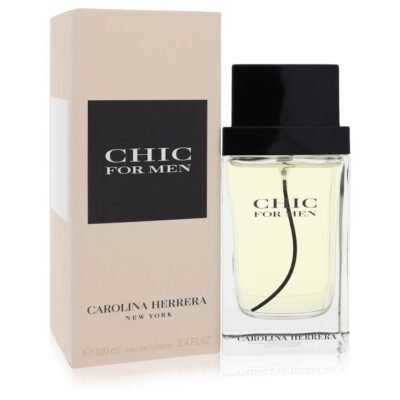 Chic by Carolina Herrera Eau De Toilette Spray 3.4 oz (Men)