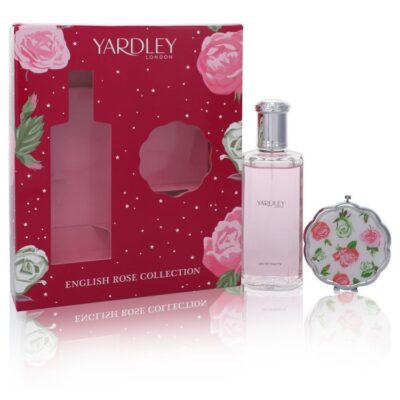 English Rose Yardley by Yardley London Gift Set — 4.2 oz Eau De Toilette Spray + Compact Mirror (Women)