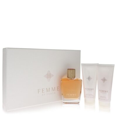 Usher Femme by Usher Gift Set — 3.4 oz Eau De Parfum Spray + 3.4 oz Body Lotion + 3.4 oz Shower Gel (Women)