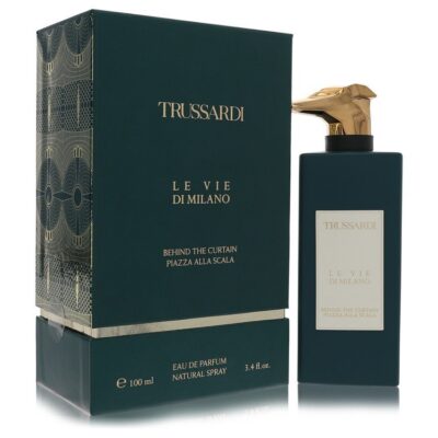 Behind The Curtain Plazza Alla Scala by Trussardi Eau De Parfum Spray (Unisex) 3.4 oz (Men)