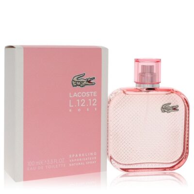 Lacoste Eau De Lacoste L.12.12 Rose Sparkling by Lacoste Eau De Toilette Spray 3.3 oz (Women)