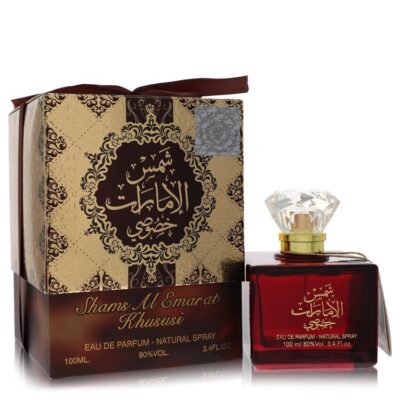 Ard Al Zaafaran Shams Al Emarat Khususi by Al Zaafaran Eau De Parfum Spray (Unisex) 3.4 oz (Women)